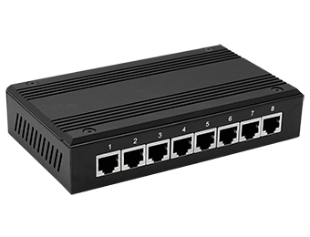 UOTEK 10/100M to 8 Ports RS-232/485/422 Serial Device Server