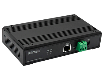 UOTEK 10/100M to 8 Ports RS-232/485/422 Serial Device Server