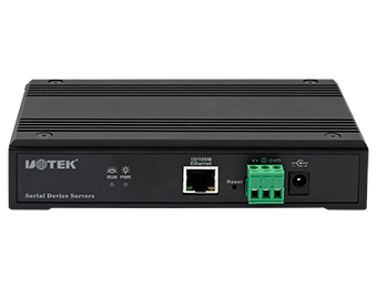 UOTEK 10/100M to 8 Ports RS-232/485/422 Serial Device Server