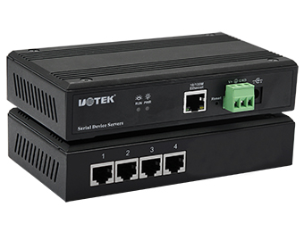 UOTEK UT-6804 10/100M to 4 Ports RS-232/485/422 Serial Device Server