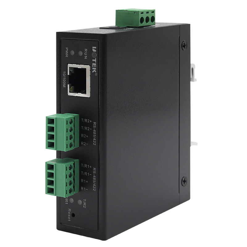 10/100M to 2 Ports RS-485/422 Serial Device Server