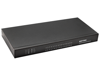 UOTEK 10/100M TCP/IP to 16 Ports RS-232 Serial Device Server