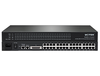 UOTEK 10/100M TCP/IP to 32 Ports RS-232 Serial Device Server