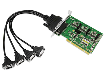 UOTEK PCI to 4-port RS-232 opto-isolated high-speed serial card