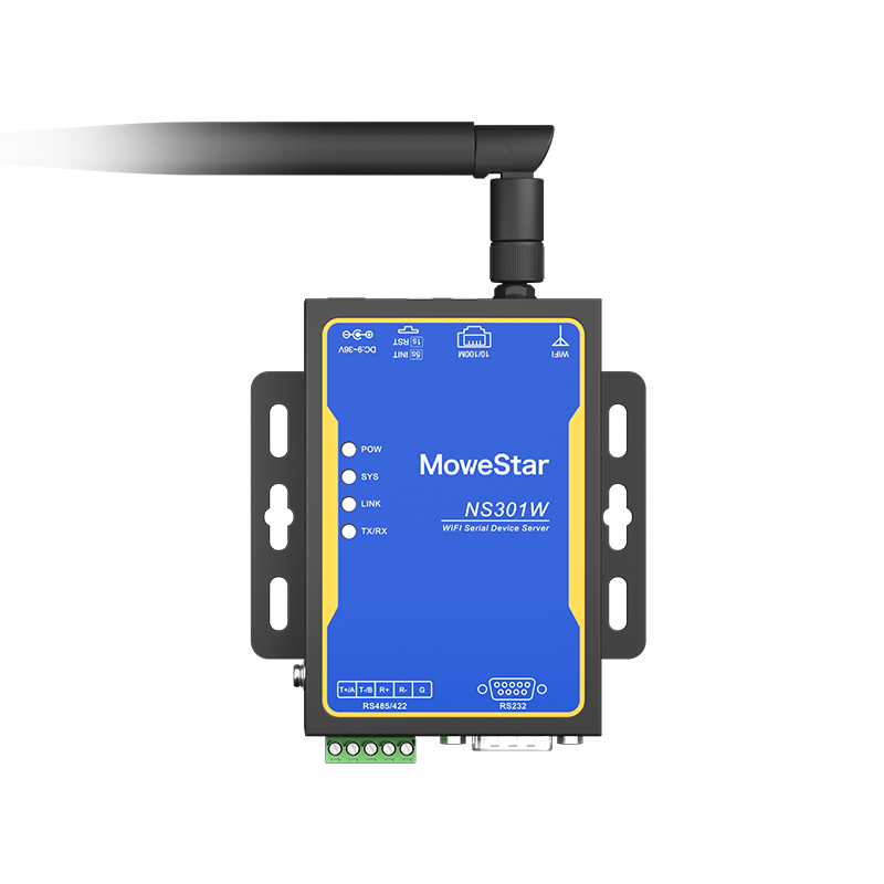 1 Port RS232/485/422 Serial to Wi-Fi/Ethernet Server