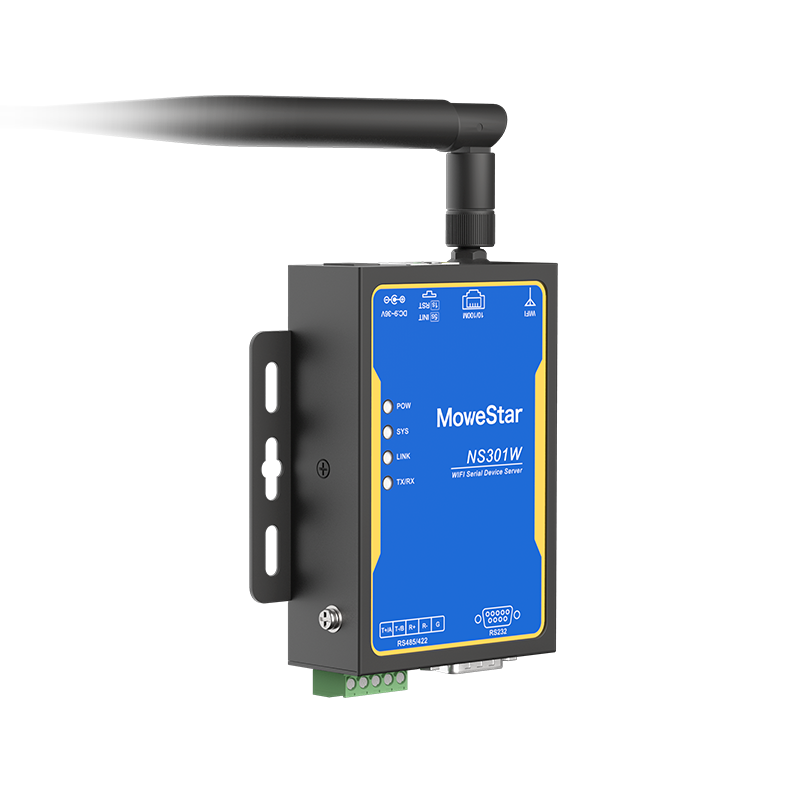 1 Port RS232/485/422 Serial to Wi-Fi/Ethernet Server