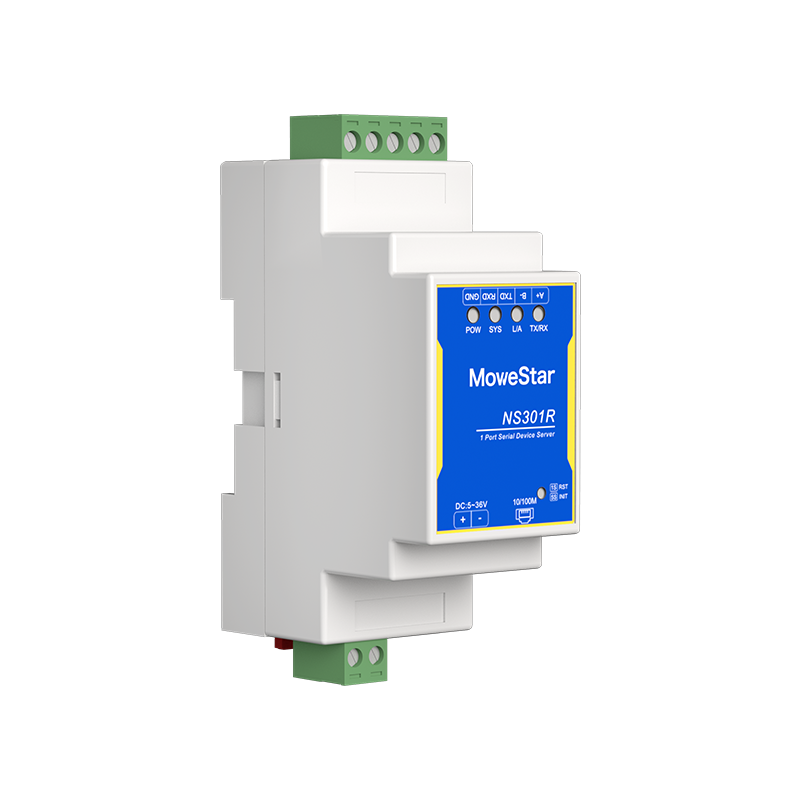 1 Port RS232/485 Serial to 100M Ethernet Server