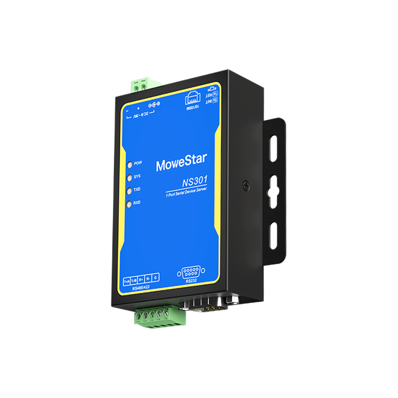 1 Port RS232/485/422 Serial to 100M Ethernet Server