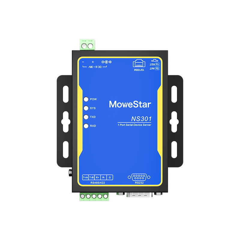 1 Port RS232/485/422 Serial to 100M Ethernet Server