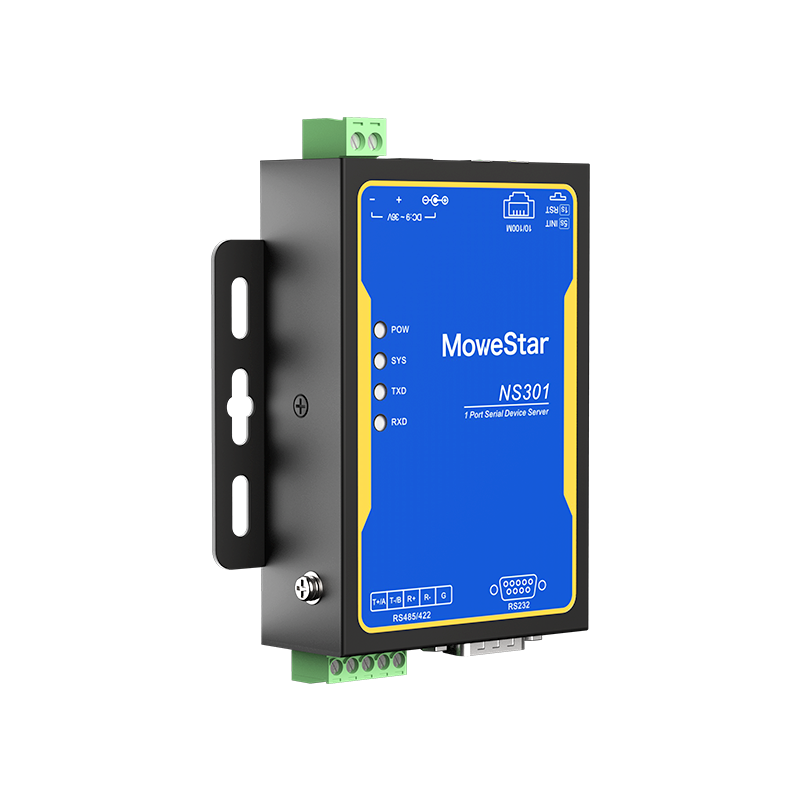 1 Port RS232/485/422 Serial to 100M Ethernet Server