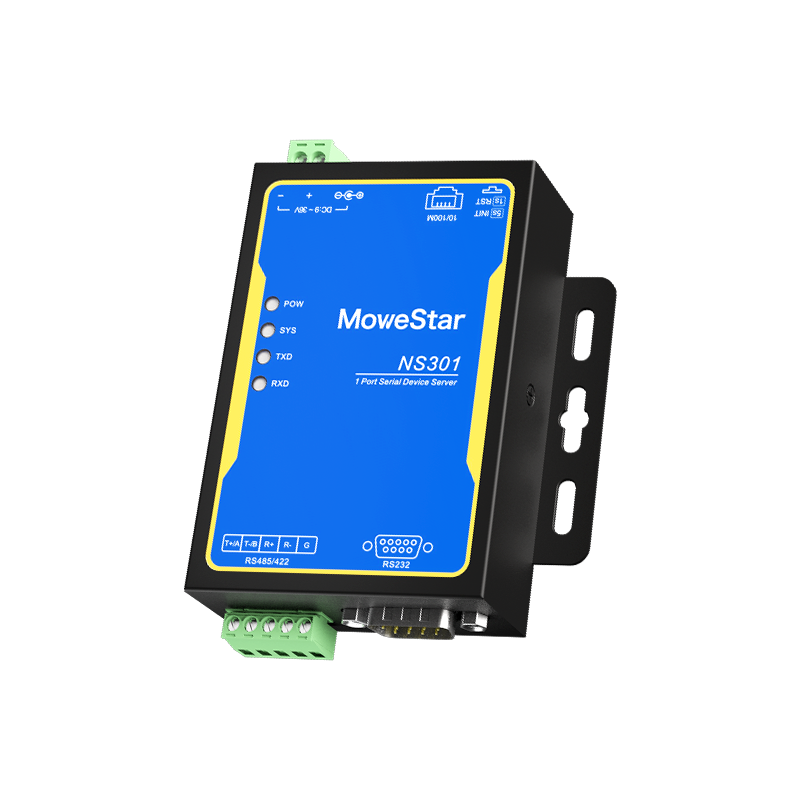 1 Port RS232/485/422 Serial to 100M Ethernet Server