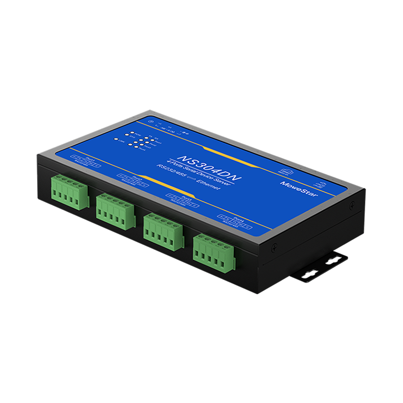 4 Ports RS232/485 Serial to 100M Ethernet Server