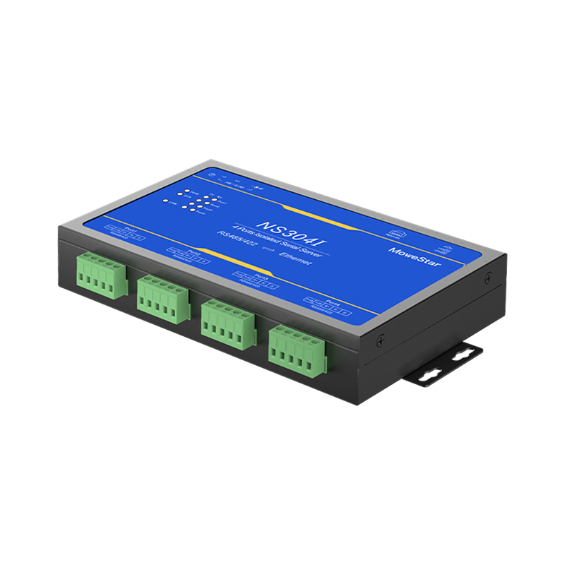 4 Ports RS485/422 Serial to 100M Ethernet Opto-isolated Server