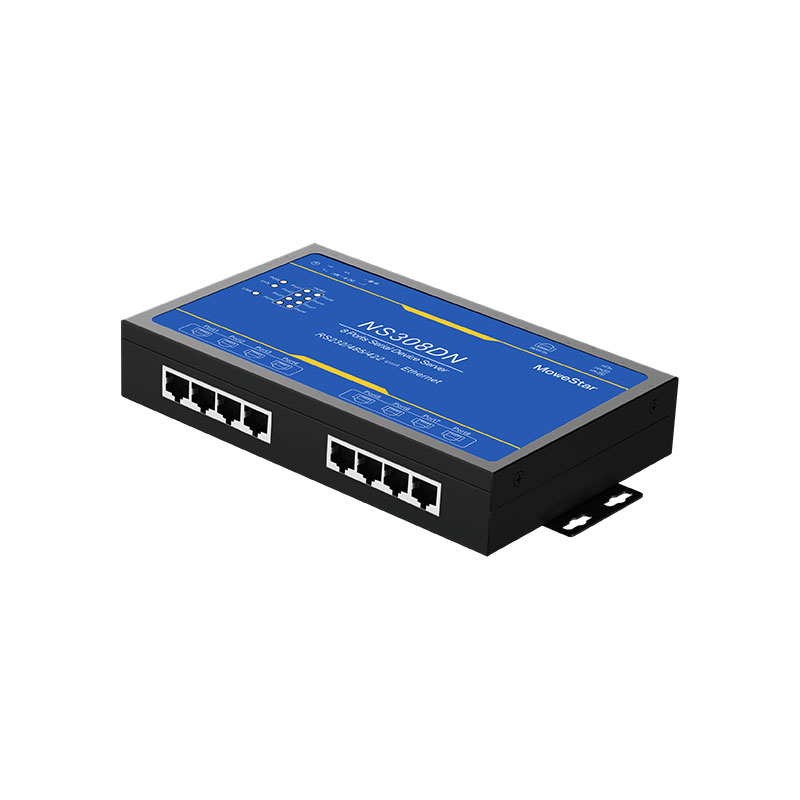 Industrial-grade Modbus gateway 8-port wall-mounted serial server