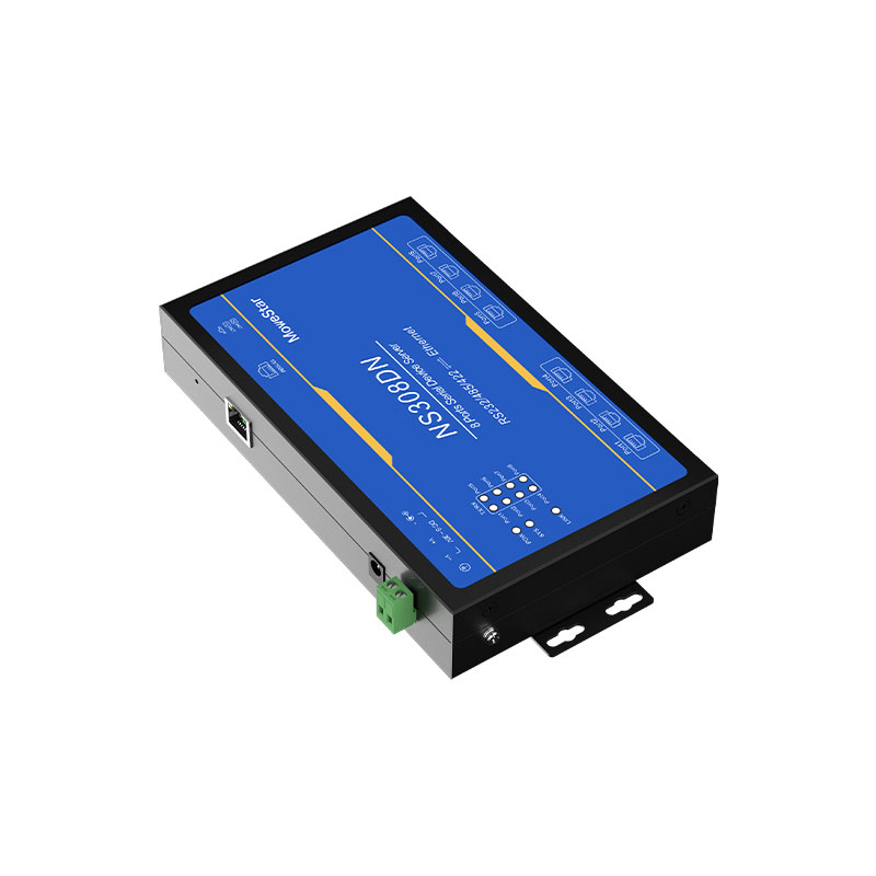 Industrial-grade Modbus gateway 8-port wall-mounted serial server