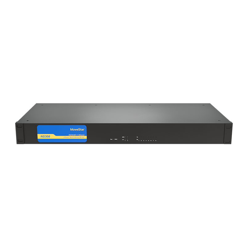 8 Ports RS232/485 Serial to 100M Ethernet Server