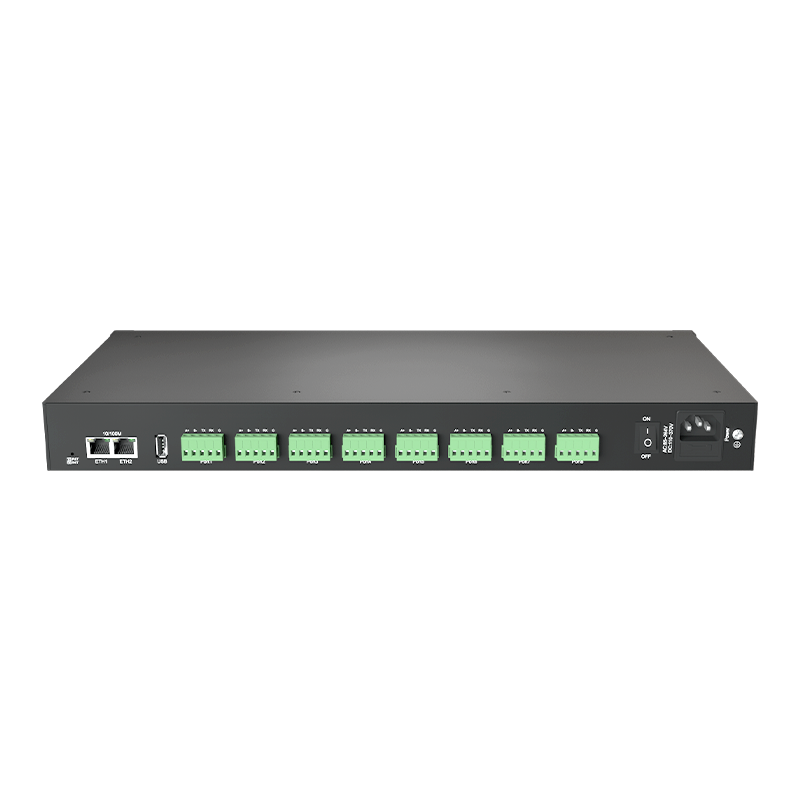 8 Ports RS485/422 Serial to 100M Ethernet Opto-isolated Server