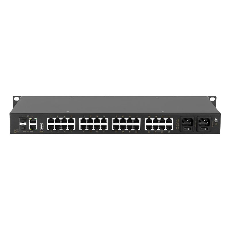 32 Ports RS232/485/422 Serial to 1000M Ethernet Server