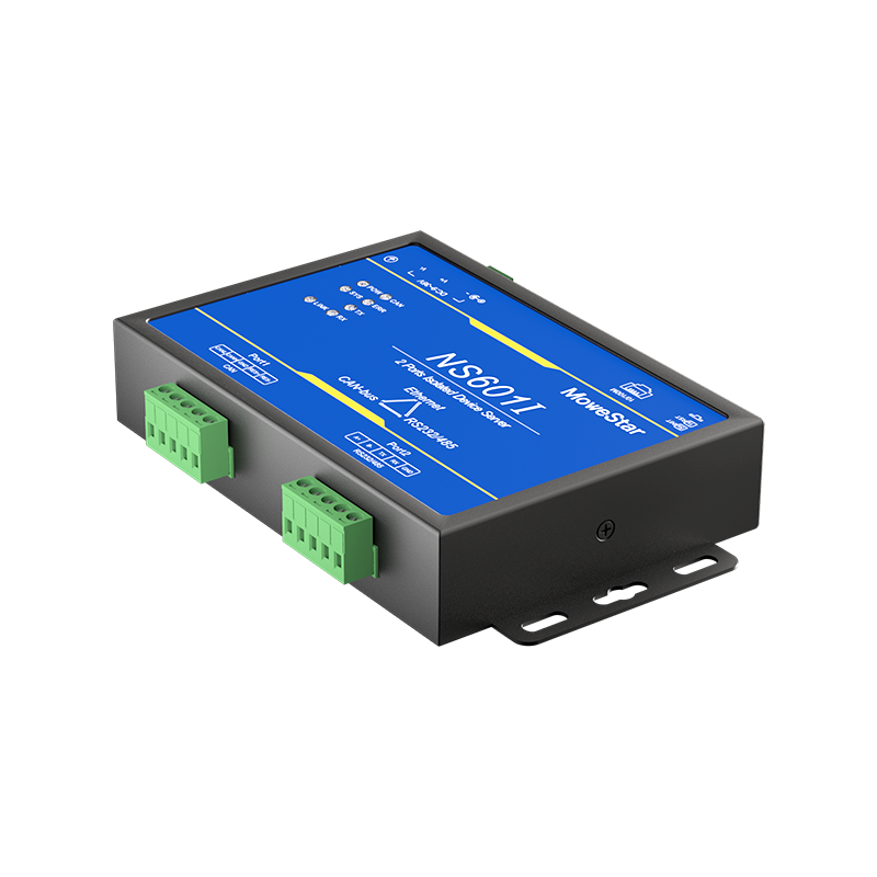 1 Port CAN-bus + 1*RS232/485 To Ethernet Opto-isolated Wall-mounted Ethernet CAN-bus Server