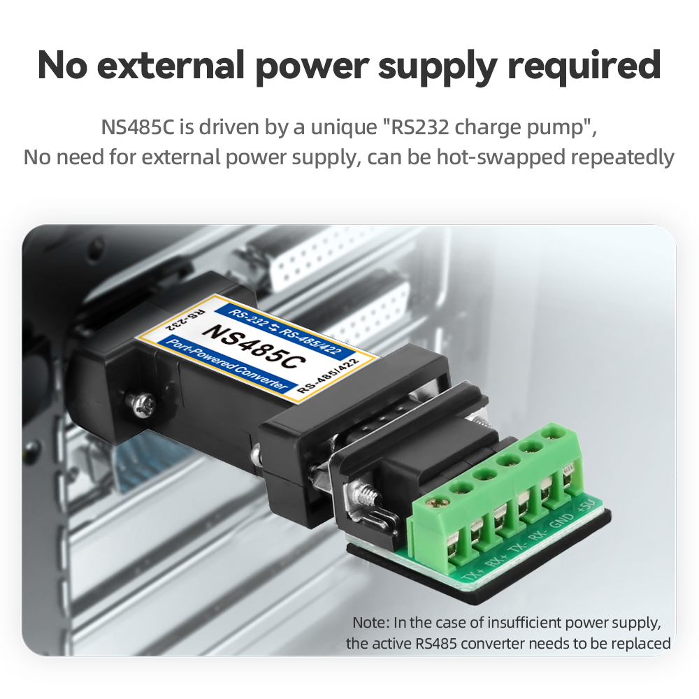 NS485C RS232 To RS485/422 Serial Port Converter