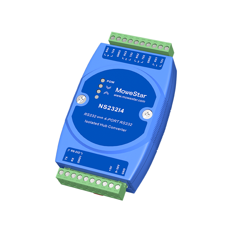 4xRS232 Isolated HUB Converter