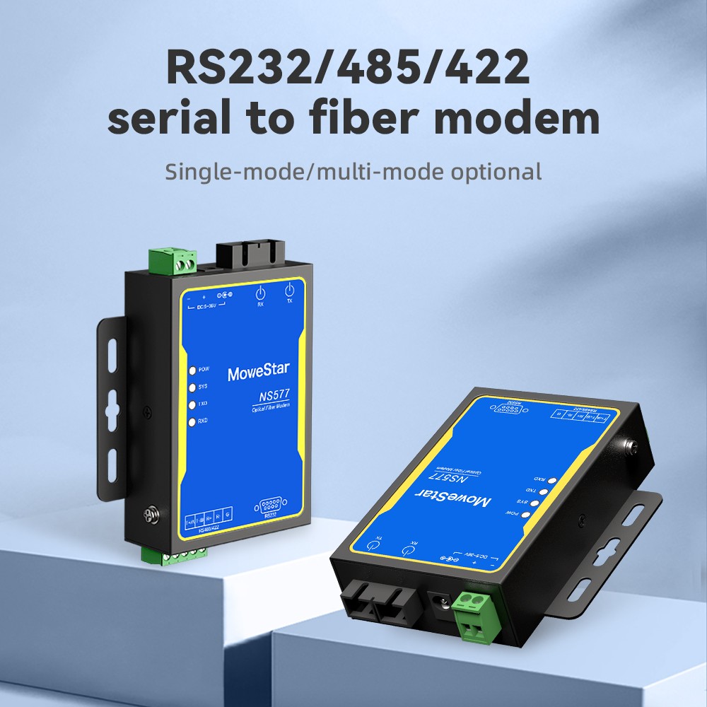 RS232/485/422 Serial To Fiber Modem