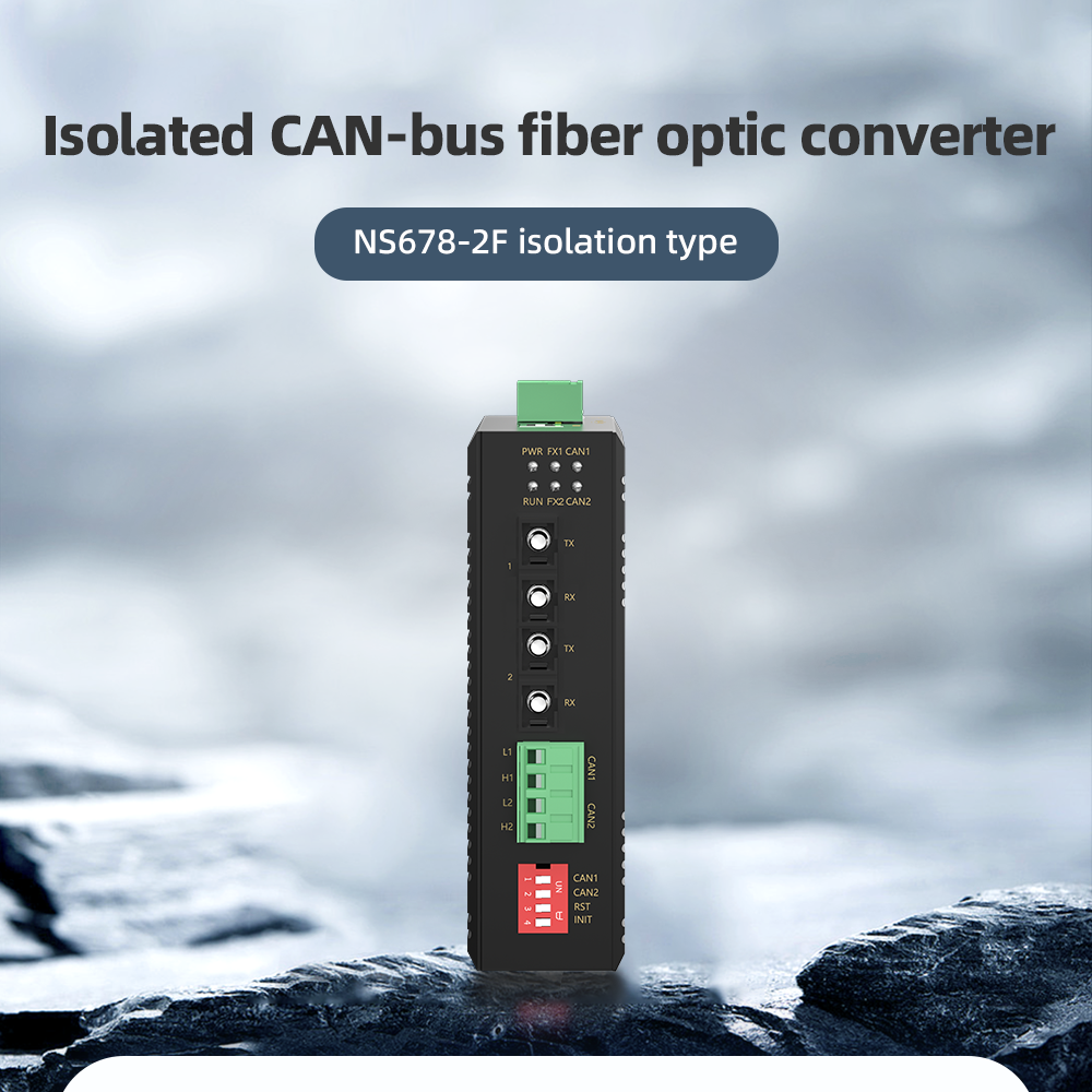 2 Ports CAN-bus To Two Optical Ports