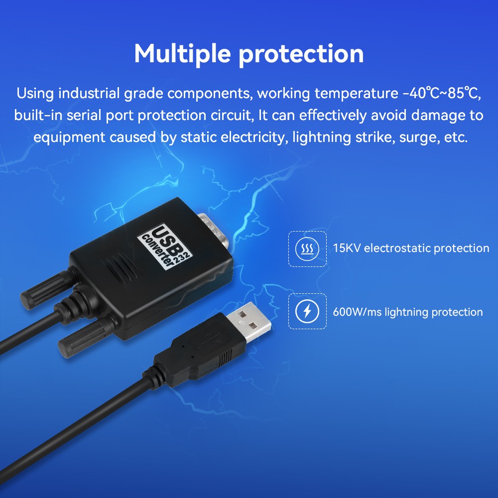 NS810 USB To RS232 Serial Converter