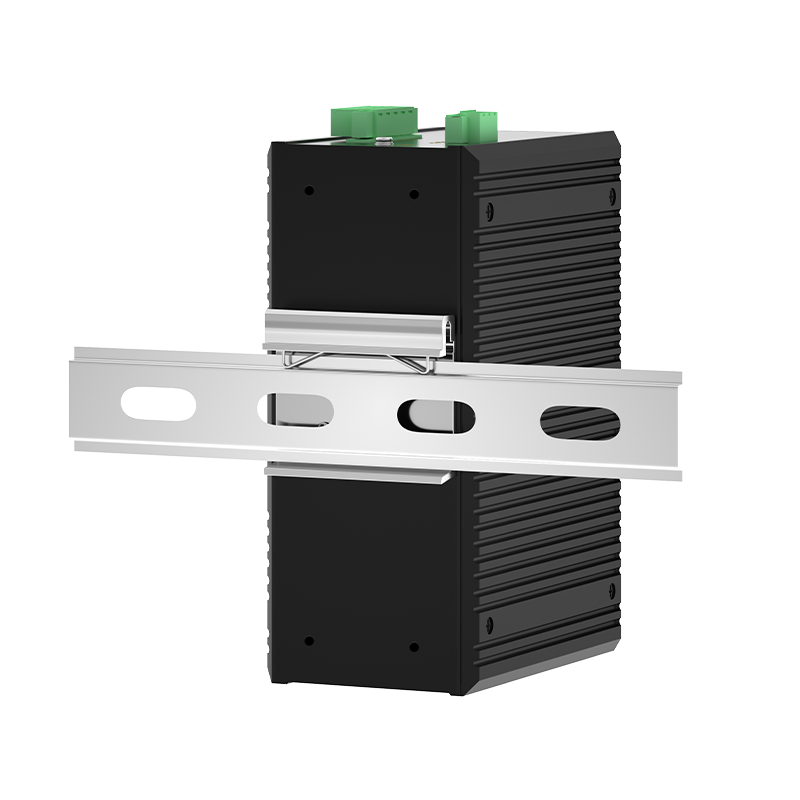 2 Ports 100M F(x) + 16 Ports 10/100M T(x) Din-Rail Unmanaged Industrial Ethernet Switch