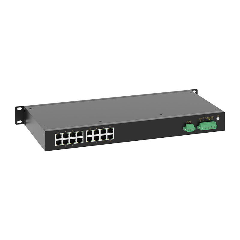 16 Ports 10/100M T(x) Rack-mount Unmanaged Industrial Ethernet Switch