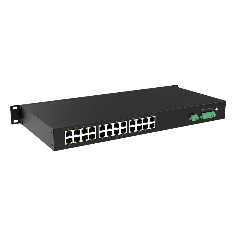 24 Ports 10/100M T(x) Rack-mount Unmanaged Industrial Ethernet Switch