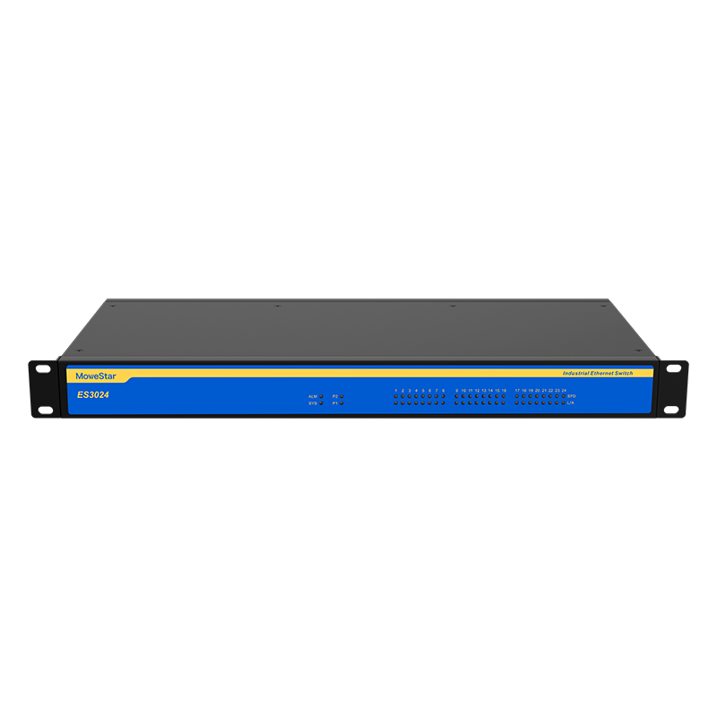 24 Ports 10/100M T(x) Rack-mount Unmanaged Industrial Ethernet Switch