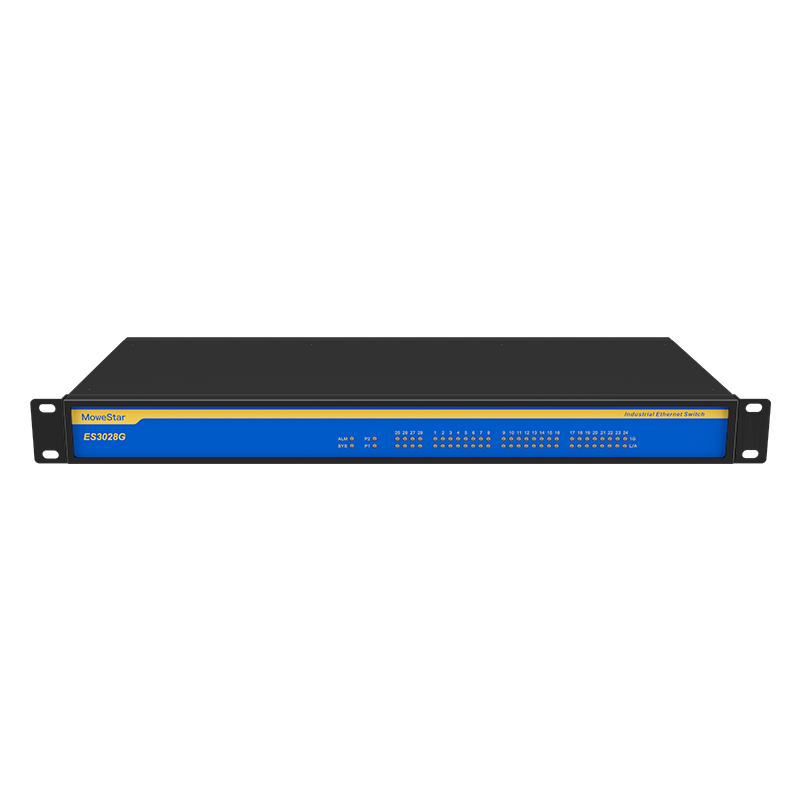 4 Ports Gigabit Combo + 24 Ports Gigabit RJ45 Rack-mount Unmanaged Industrial Ethernet Switch