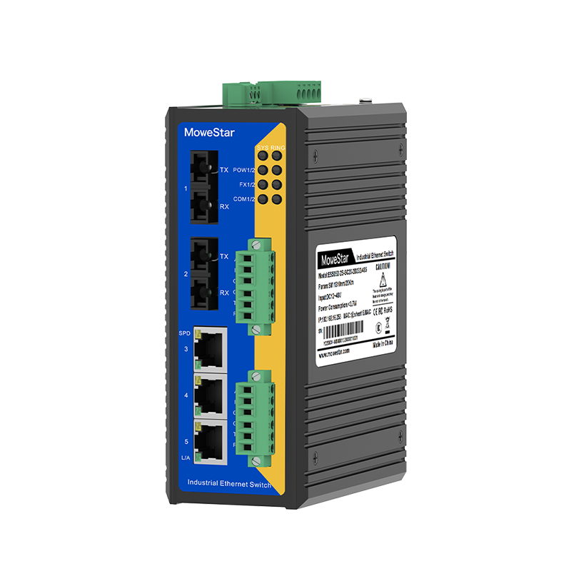 [100 Gigabit 2 Optical 3 Electrical] 2 Serial Port Ring Network Management Industrial Switch