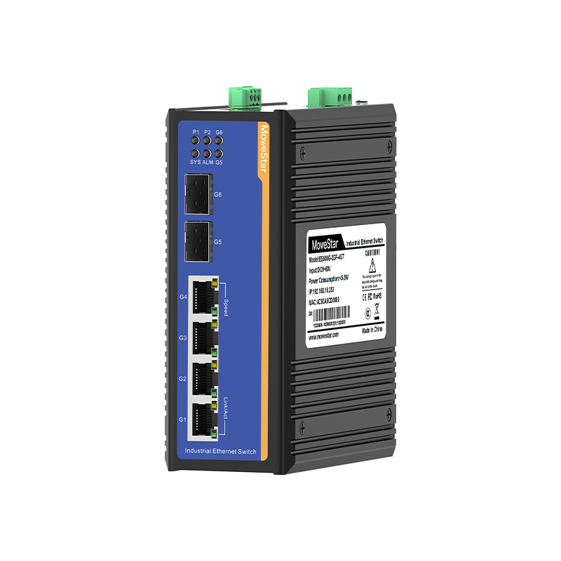 [Gigabit 2 Optical 4 Electrical] Ring Network Management Industrial Switch