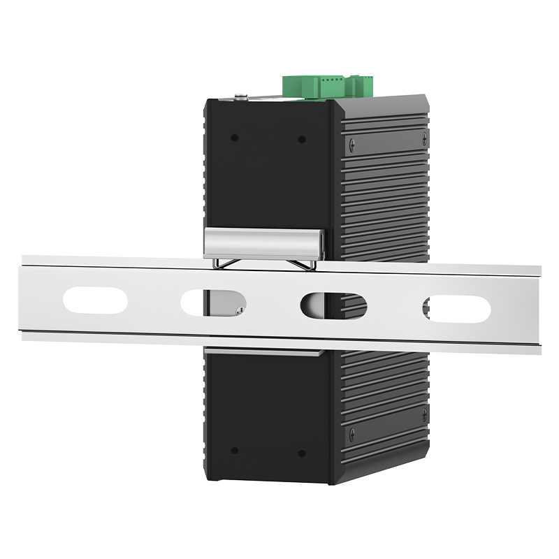 2 Ports Gigabit SFP + 8 Ports Gigabit T(x) Din-Rail Managed Industrial Ethernet Switch