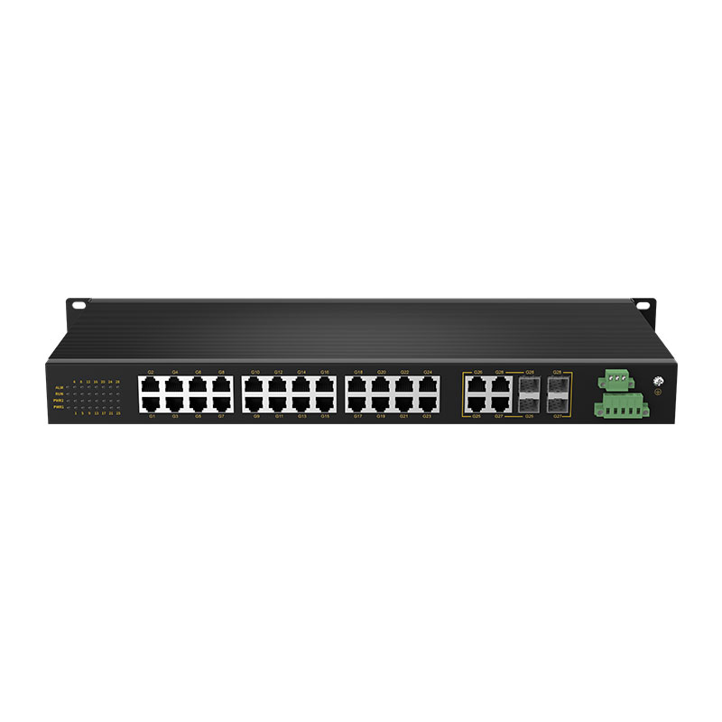 [full gigabit 28 port] managed industrial switch 24 RJ45 ports