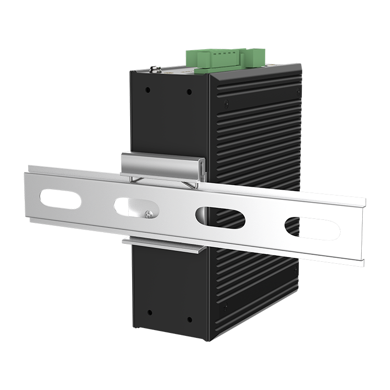 2 Ports Gigabit SFP + 8 Ports Gigabit PoE RJ45 Din-Rail Unmanaged Industrial PoE Switch