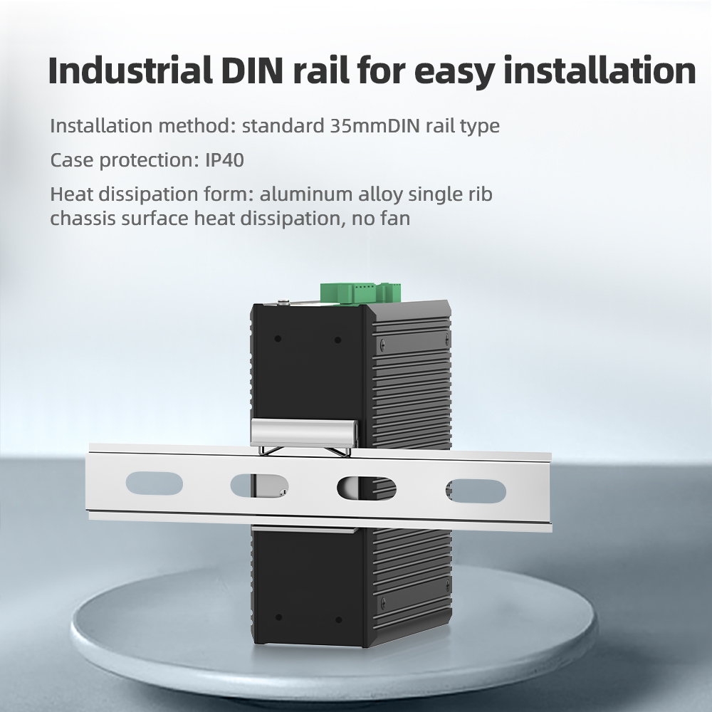 10 Ports Full Gigabit Layer 2 Managed DIN RAIL Industrial Ethernet PoE Switch