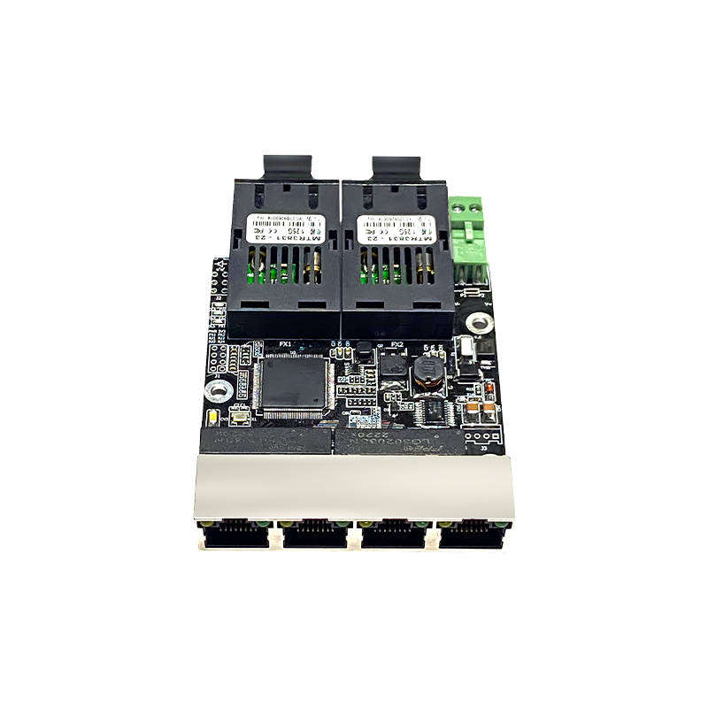 2 Ports Gigabit F(x) + 4 Ports Gigabit T(x) Embedded Switch