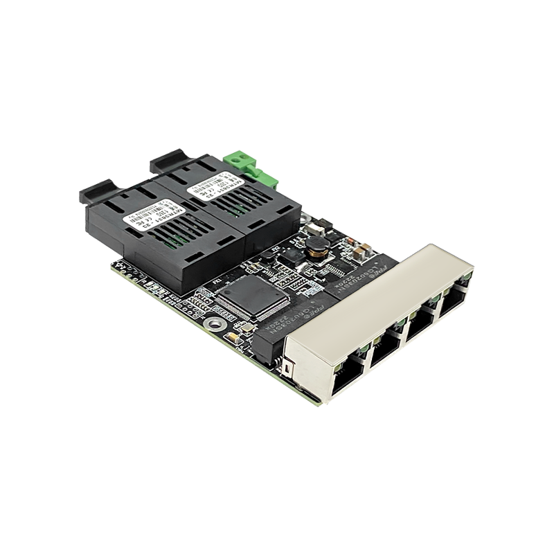 2 Ports Gigabit F(x) + 4 Ports Gigabit T(x) Embedded Switch