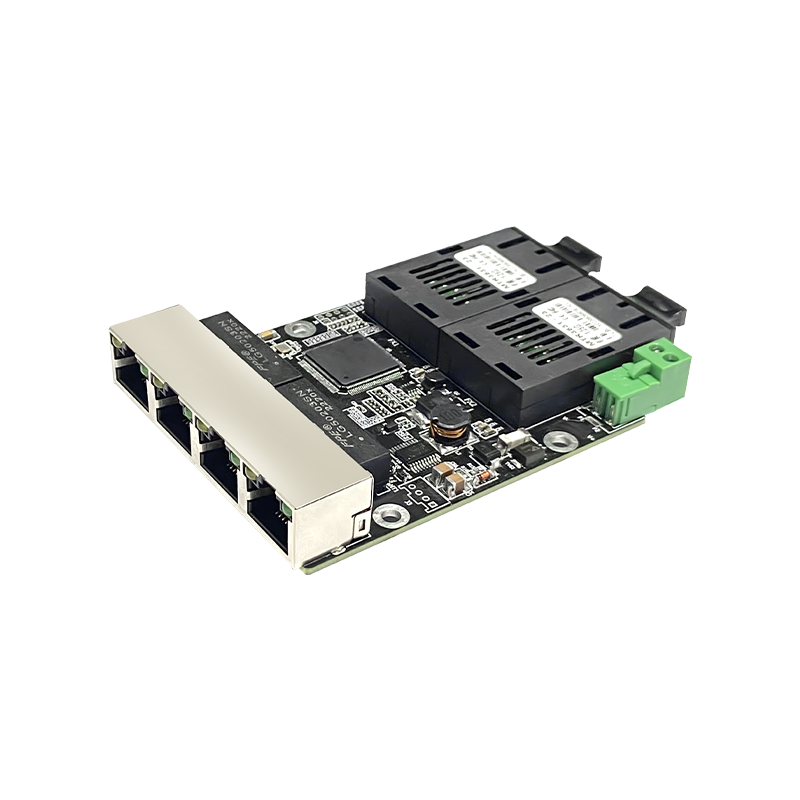 2 Ports Gigabit F(x) + 4 Ports Gigabit T(x) Embedded Switch