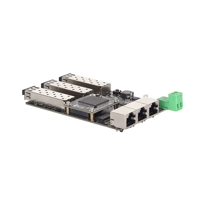 Intrinsically safe Gigabit 3 optical and 3 electrical embedded switch