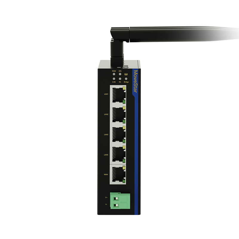 5 Ports Din-Rail Industrial WIFI dual band Wireless Router