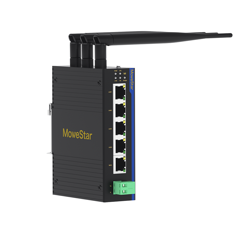 5 Ports Din-Rail Industrial WIFI dual band Wireless Router