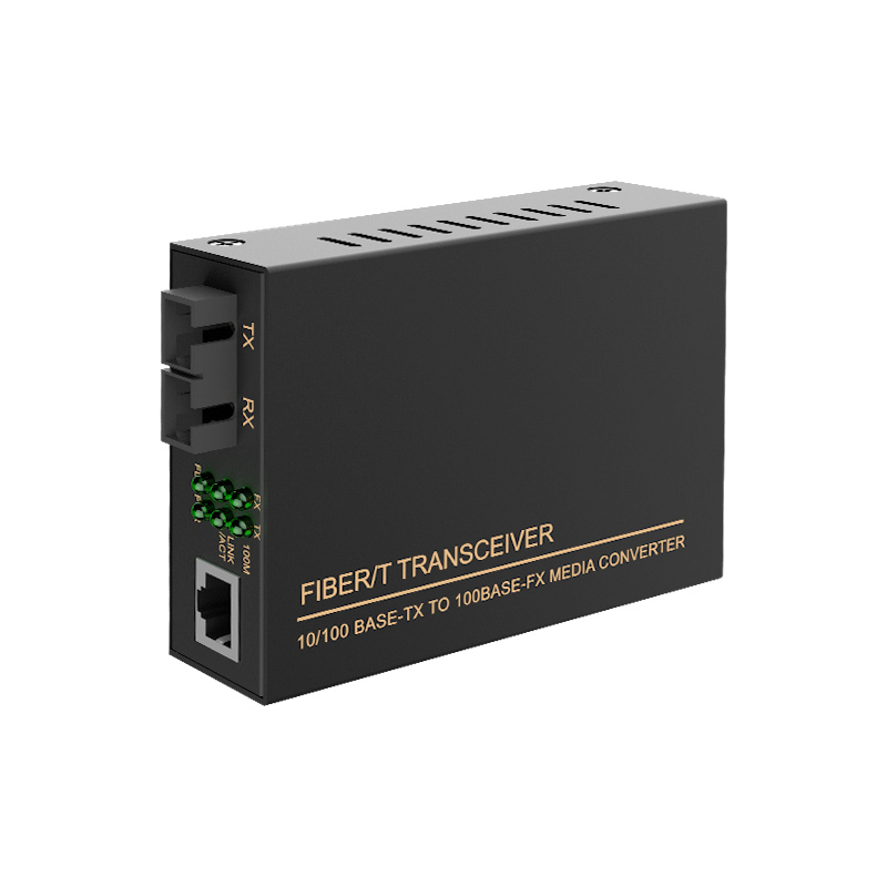 1 Port 100M F(x) + 1 Port 10/100M T(x) Ethernet fiber optic transceiver