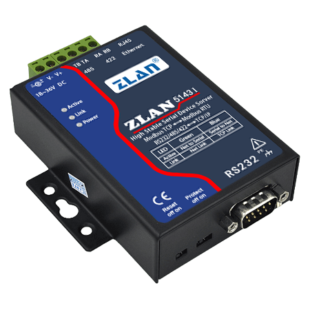 ZLAN5143I Full-isolation Serial Device Server