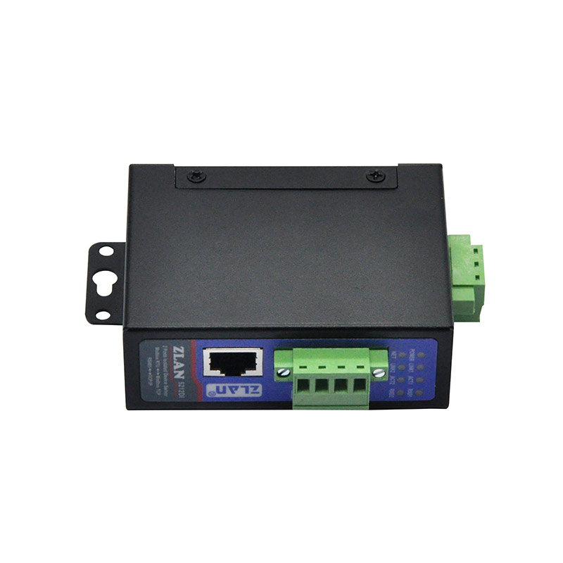 Rail/desktop optocoupler isolated serial server