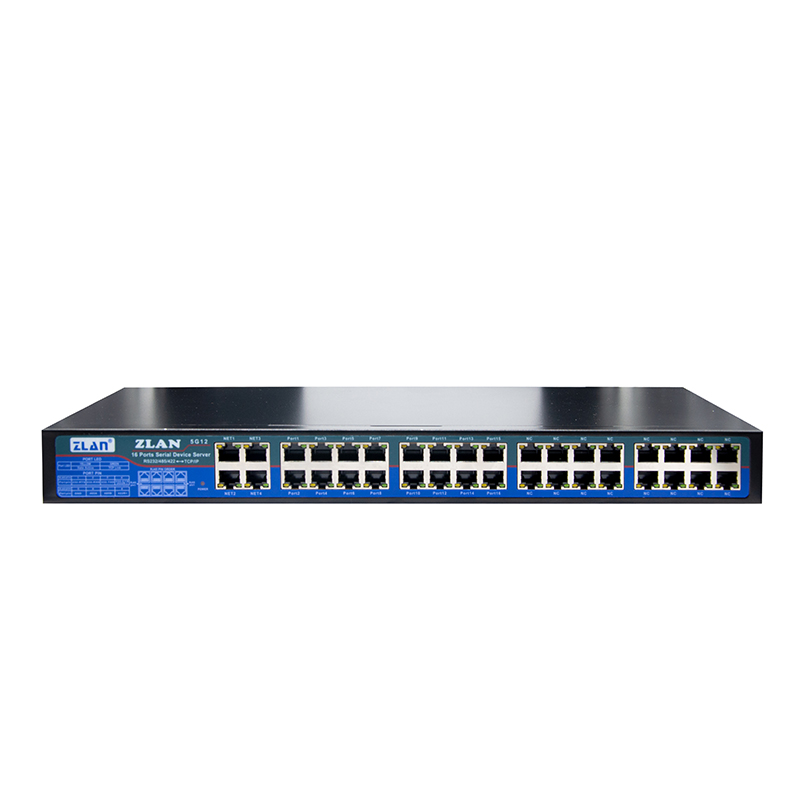 Sixteen port serial servers