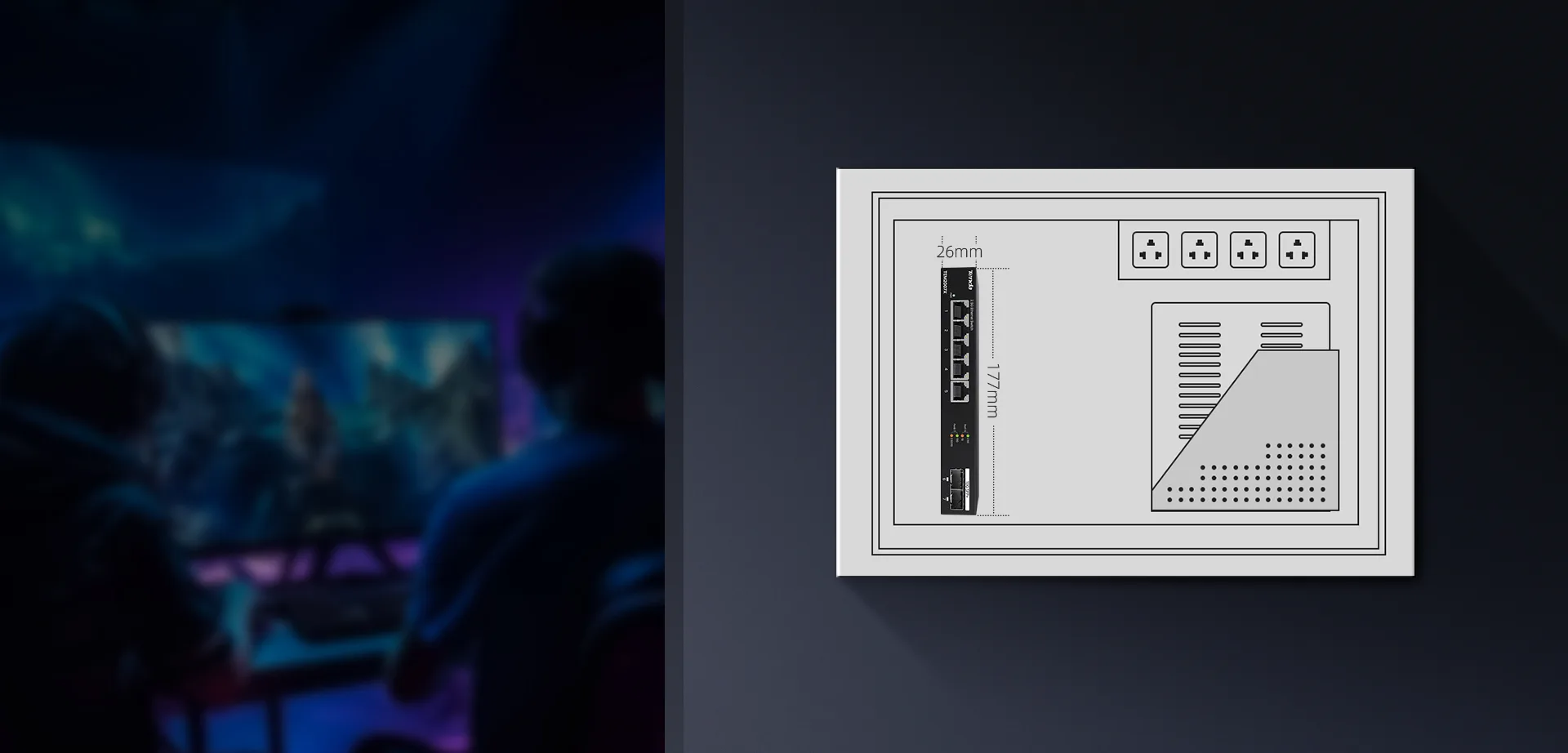 5-Port 2.5G Ethernet Switch With 2*10G SFP+ Slots